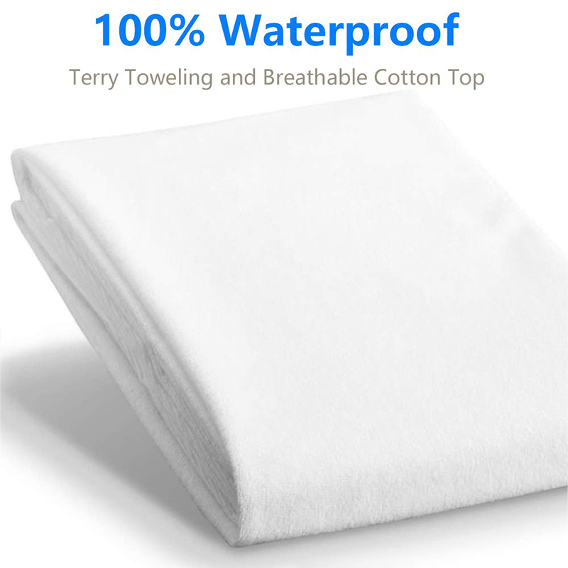 100 cotton terry anchor band waterproof mattress cover (4)