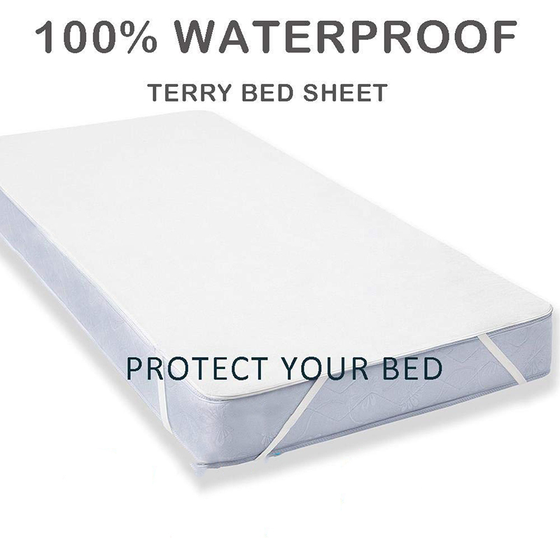 100 cotton terry anchor band waterproof mattress cover (6)