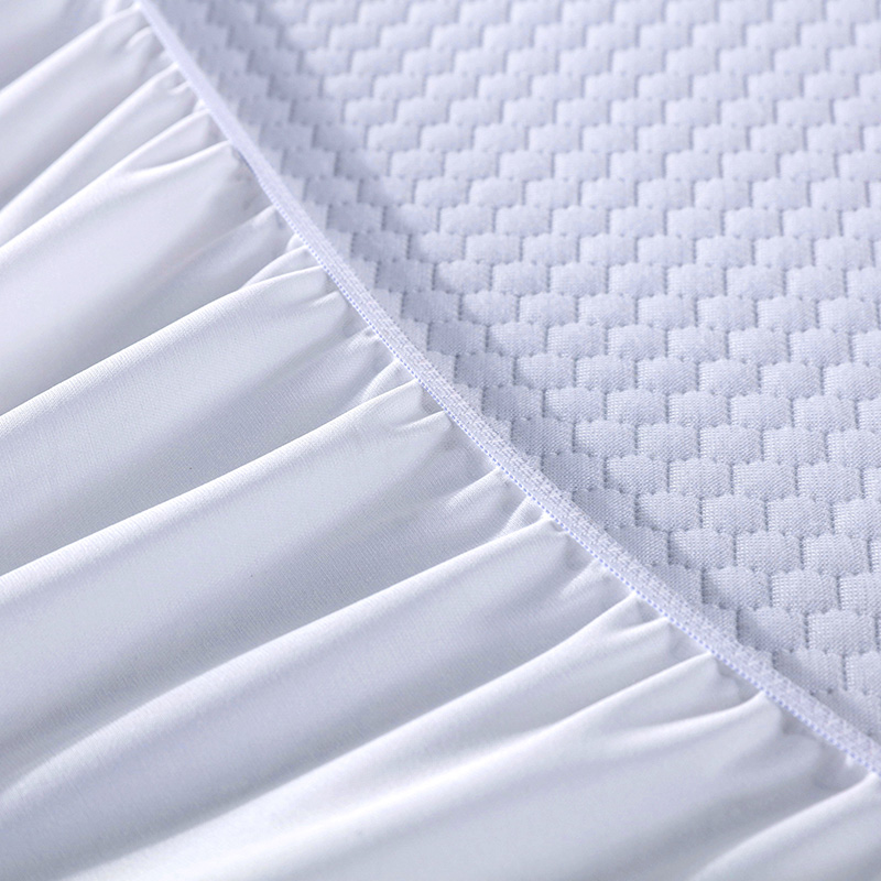 300gm2 luxury jacquard knit waterproof mattress protector  (6)