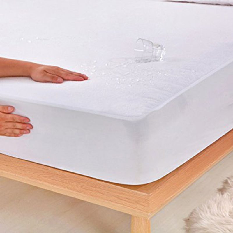 100 cotton terry waterproof mattress protector fitted style  (3)