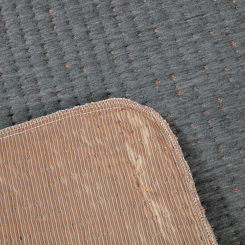 Antibacterial copper yarn jacquard anti dust mite mattress protector cover (13)
