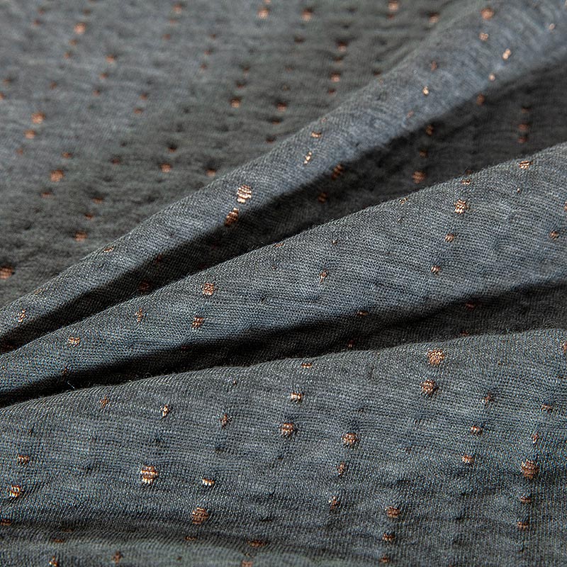 Antibacterial copper yarn jacquard anti dust mite mattress protector cover (14)