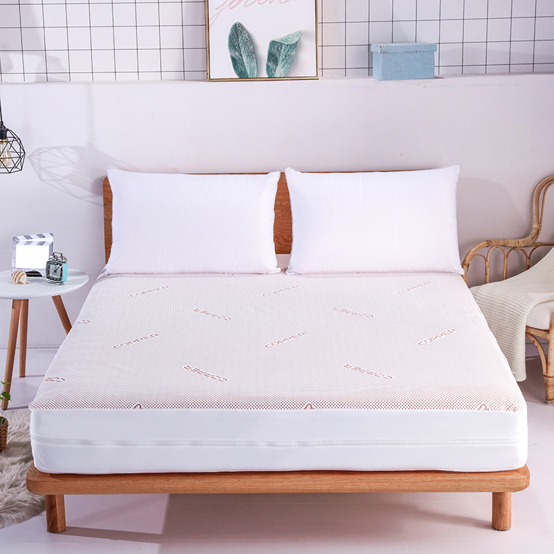 Copper Jacquard Knit Waterproof Natural Anti Allergy  Mattress Encasement Mattress Cover (3)