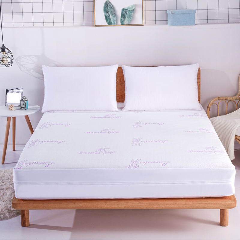 Lavender Scented Bed Bug Waterproof Mattress Encasement Mattress Cover (3)