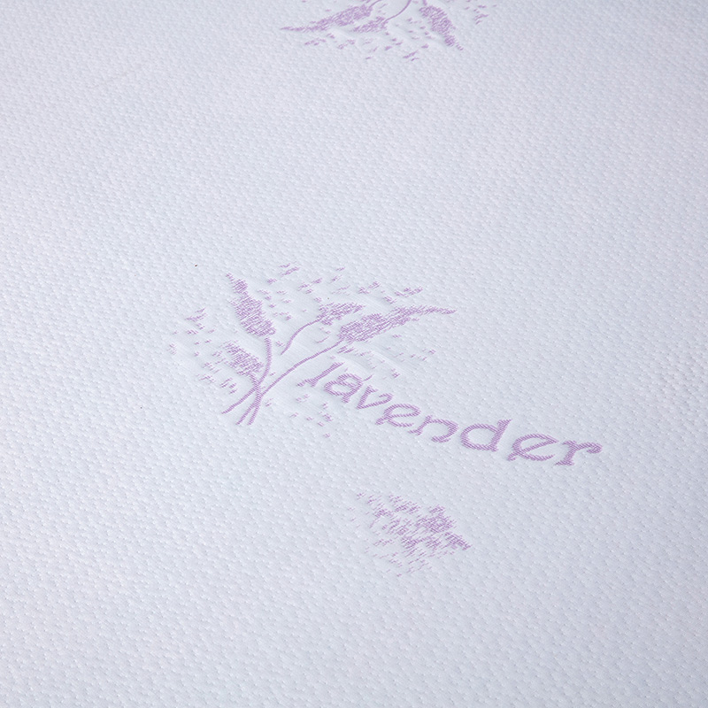 Lavender scented colorful jacquard mattress protector (6)