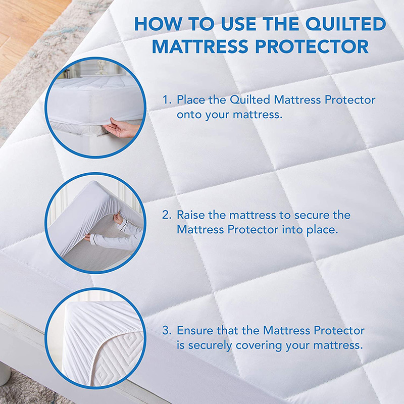 Low Cost Ultrasonic Quilting Or Embossing  Hotel Hospital Using Waterporoof Mattress Pad (1)