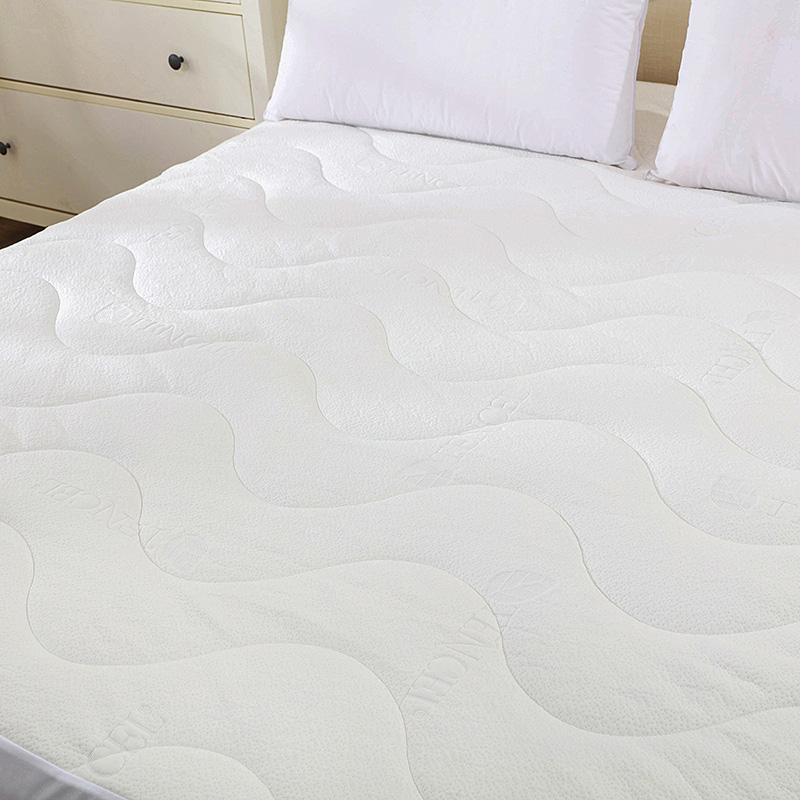 Luxury Soft Tencel Cooling Factory Modern Design Quilted Mattress Pad Cover  (2)
