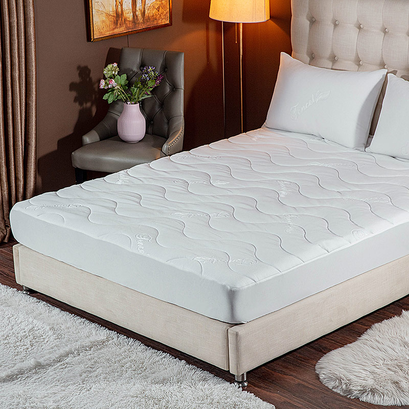 Tencel Cooling Factory Modern Design Quilted Mattress Pad Cover  (3)