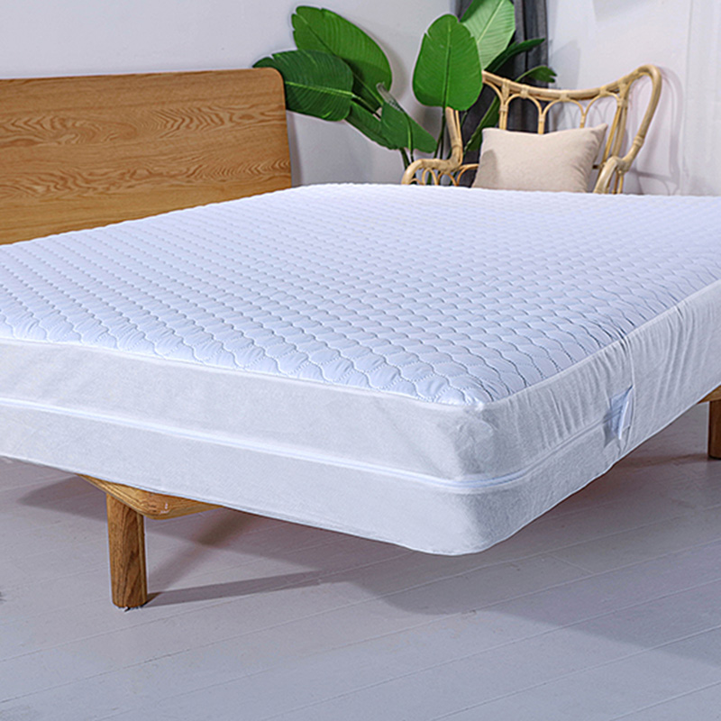 Zipper Hypoallergenic Anti Bed Bug Ultrosonic Quilted Waterproof Mattress Encasement  (9)